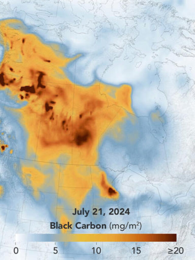 Intense wildfires in Canada spread smoke across North America,