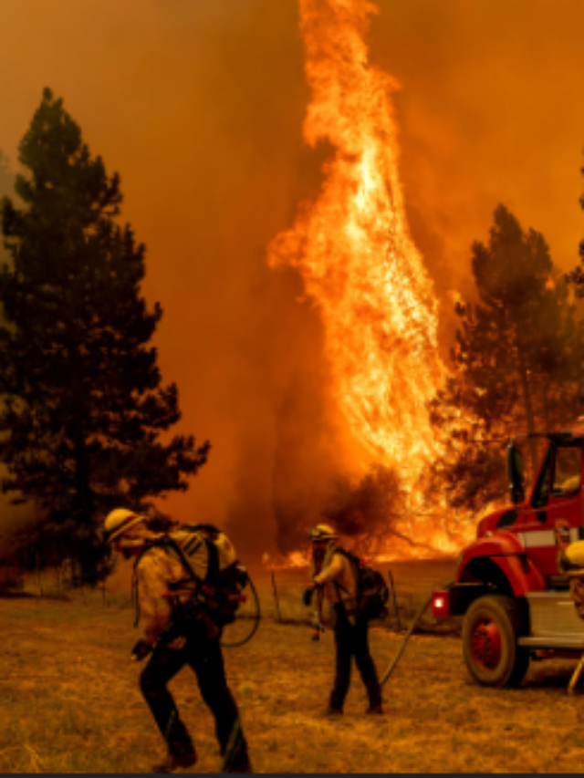 Canadian town fire